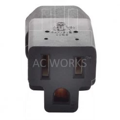 IEC C14/SHEET E to U.S. Household NEMA 5-15R Connector by AC WORKS -AC WORKS Shop ac works extension cord accessories ad130 e 1f 1000