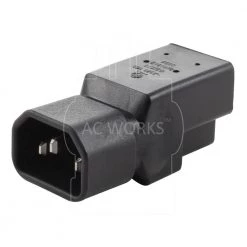 IEC C14/SHEET E to U.S. Household NEMA 5-15R Connector by AC WORKS -AC WORKS Shop ac works extension cord accessories ad130 e 44 1000