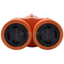 Adapter L14-30P 30 Amp 4-Prong Plug to Two 30 Amp L14-30R 4-Prong Connectors by AC WORKS 12 Adapter L14-30P 30 Amp 4-Prong Plug to Two 30 Amp L14-30R 4-Prong Connectors by AC WORKS -AC WORKS Shop ac works extension cord accessories advl1430l1430 1f 1000