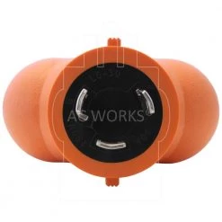 Adapter L6-30P 30 Amp 3-Prong Plug to Two 20 Amp 6-20R 3-Prong Connectors by AC WORKS -AC WORKS Shop ac works extension cord accessories advl630620 4f 1000