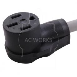 AC Connectors 3 ft. Regular Household 15 Amp 5-15P Plug to 50A EV Adapter for Tesla by AC WORKS -AC WORKS Shop ac works extension cord accessories ev515ms 036 1f 1000