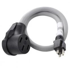 AC Connectors 3 ft. Regular Household 15 Amp 5-15P Plug to 50A EV Adapter for Tesla by AC WORKS