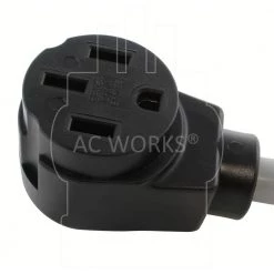 1.5 ft. EV Adapter 30 Amp 125-Volt L5-30P Plug to 50 Amp EV Adapter Cord for Tesla by AC WORKS -AC WORKS Shop ac works extension cord accessories evl530ms 018 1f 1000