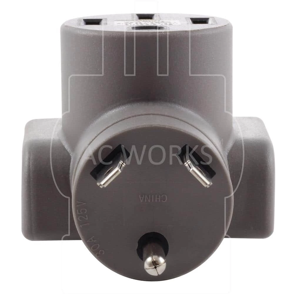 EVSE RV/Generator TT-30 Plug to 50A Electric Vehicle Adapter for Tesla by AC WORKS 5 EVSE RV/Generator TT-30 Plug to 50A Electric Vehicle Adapter for Tesla by AC WORKS - Image 3