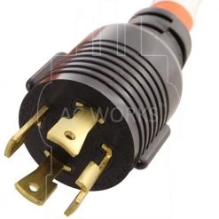 25 ft. L14-30P 30 Amp 4-Prong Locking Plug to (4) Home Outlets with 24 Amp Breaker by AC WORKS 9 25 ft. L14-30P 30 Amp 4-Prong Locking Plug to (4) Home Outlets with 24 Amp Breaker by AC WORKS -AC WORKS Shop ac works extension cord accessories l1430cbf520 025 4f 1000