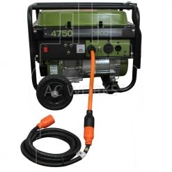 1.5 ft. L14-30P 4-Prong 30 Amp Generator Plug to L6-30R 30 Amp 250-Volt 3-Prong Locking Connector by AC WORKS 13 1.5 ft. L14-30P 4-Prong 30 Amp Generator Plug to L6-30R 30 Amp 250-Volt 3-Prong Locking Connector by AC WORKS -AC WORKS Shop ac works extension cord accessories l1430l630 018 fa 1000