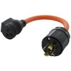 1.5 ft. 20-Amp 3-Phase 250-Volt L15-20P Locking Plug to 6-15/20 Outlet with 20 Amp Breaker by AC WORKS -AC WORKS Shop ac works extension cord accessories l1520cb620 64 1000