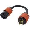 1.5 ft. 3-Phase 30 Amp 250-Volt L15-30P 4-Prong Plug to L15-20R Locking 3-Phase 20 Amp 250-Volt Connector by AC WORKS 2 1.5 ft. 3-Phase 30 Amp 250-Volt L15-30P 4-Prong Plug to L15-20R Locking 3-Phase 20 Amp 250-Volt Connector by AC WORKS -AC WORKS Shop ac works extension cord accessories l1530l1520 018 64 1000