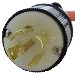 1.5 FT. L21-30P 30 Amp 5-Prong Locking Plug to (4) household Outlets with 20 Amp Breakers by AC WORKS -AC WORKS Shop ac works extension cord accessories l2130cbf520 4f 1000