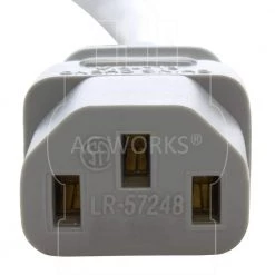 6 ft. 10 Amp 18/3 Medical Grade Power Cord with C13 Connector by AC WORKS 9 6 ft. 10 Amp 18/3 Medical Grade Power Cord with C13 Connector by AC WORKS -AC WORKS Shop ac works extension cord accessories md10ac13 072 1f 1000