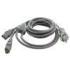 10 ft. 10 Amp 18/3 Medical Grade Y-Cable with Two C13 Connectors by AC WORKS
