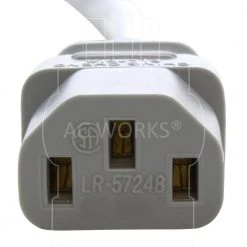 10 ft.13 Amp Medical Grade Power Cord with IEC C13 Connector by AC WORKS -AC WORKS Shop ac works extension cord accessories md13ac13 120 1f 1000