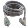 15 ft. 14/3 15 Amp Medical Grade Power Cord with Right Angle IEC C13 Connector by AC WORKS -AC WORKS Shop ac works extension cord accessories md15arc13 180 64 1000