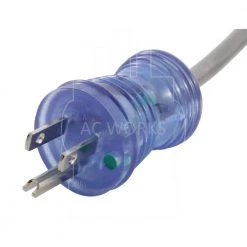 20 ft. 14/3 15 Amp Hospital/Medical Grade Green Dot Power Cord NEMA 5-15P to Left Angle IEC C13 (IT/CPU/Server End) by AC WORKS -AC WORKS Shop ac works extension cord accessories md903 4f 1000