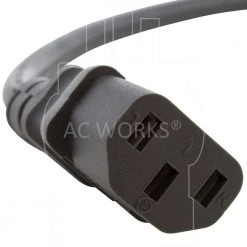 Up to 10 ft. 10 Amp 18/3 Coiled Medical Grade Power Cord with C13 Connector by AC WORKS 9 Up to 10 ft. 10 Amp 18/3 Coiled Medical Grade Power Cord with C13 Connector by AC WORKS -AC WORKS Shop ac works extension cord accessories mdc515c13 v1 1f 1000
