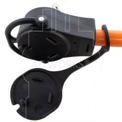 1 ft. 30 Amp RV Piggy-Back Plug with 15/20 Amp Household Connector by AC WORKS 14 1 ft. 30 Amp RV Piggy-Back Plug with 15/20 Amp Household Connector by AC WORKS -AC WORKS Shop ac works extension cord accessories pbtt30520 fa 1000