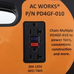 10 ft. L14-30 30 Amp 10/4 Chainable PDU Extension Cord with 20 Amp Household GFCI Outlets by AC WORKS -AC WORKS Shop ac works extension cord accessories pd4gf 010 44 1000