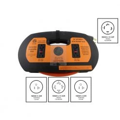 10 ft. L14-30 30 Amp 10/4 Chainable PDU Extension Cord with 20 Amp Household GFCI Outlets by AC WORKS -AC WORKS Shop ac works extension cord accessories pd4gf 010 c3 1000