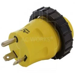 RV 30 Amp TT-30P Plug to L5-30R RV/Marine 30 Amp Detachable Inlet Connection by AC WORKS -AC WORKS Shop ac works extension cord accessories rvttm30 44 1000