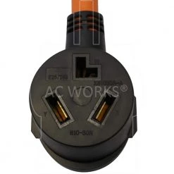 1.5 ft. 10-50P 50 Amp 3-Prong Plug to 10-30R 3-Prong Dryer Outlet by AC WORKS -AC WORKS Shop ac works extension cord accessories s10501030 018 1f 1000