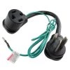 3-Prong 50A Dryer/Range Plug to 4-Prong Dryer Female Connector Adapter by AC WORKS 2 3-Prong 50A Dryer/Range Plug to 4-Prong Dryer Female Connector Adapter by AC WORKS -AC WORKS Shop ac works extension cord accessories s10501430 018 64 1000