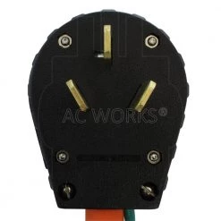 1.5FT 50A 3-Prong 10-50P Dryer/Range/Welder Plug to Household Outlet with 20A Breaker by AC WORKS 10 1.5FT 50A 3-Prong 10-50P Dryer/Range/Welder Plug to Household Outlet with 20A Breaker by AC WORKS -AC WORKS Shop ac works extension cord accessories s1050cb520 4f 1000