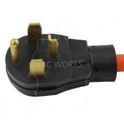 1.5 ft. 30 Amp 4-Prong 14-30P Dryer Plug to 50 Amp 250-Volt Welder Adapter (NEMA 14-30P to 6-50R) by AC WORKS 10 1.5 ft. 30 Amp 4-Prong 14-30P Dryer Plug to 50 Amp 250-Volt Welder Adapter (NEMA 14-30P to 6-50R) by AC WORKS -AC WORKS Shop ac works extension cord accessories s1430650 018 4f 1000