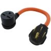 1.5 ft 14-50P 4-Prong Range/Generator Plug to 6-30R 3-Prong 30 Amp 250-Volt HVAC Female Adapter by AC WORKS 1 1.5 ft 14-50P 4-Prong Range/Generator Plug to 6-30R 3-Prong 30 Amp 250-Volt HVAC Female Adapter by AC WORKS -AC WORKS Shop ac works extension cord accessories s1450630 018 64 1000