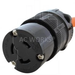 1.5 ft. T 6-50P 50 Amp Welder Plug to L6-20R 20 Amp 250-Volt Locking Outlet by AC WORKS 9 1.5 ft. T 6-50P 50 Amp Welder Plug to L6-20R 20 Amp 250-Volt Locking Outlet by AC WORKS -AC WORKS Shop ac works extension cord accessories s650l620 018 1f 1000