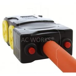 1.5 ft. SS2-50P Marine Plug to (4) Home Outlets with 20 Amp Breaker by AC WORKS 14 1.5 ft. SS2-50P Marine Plug to (4) Home Outlets with 20 Amp Breaker by AC WORKS -AC WORKS Shop ac works extension cord accessories ss2cbf520 fa 1000