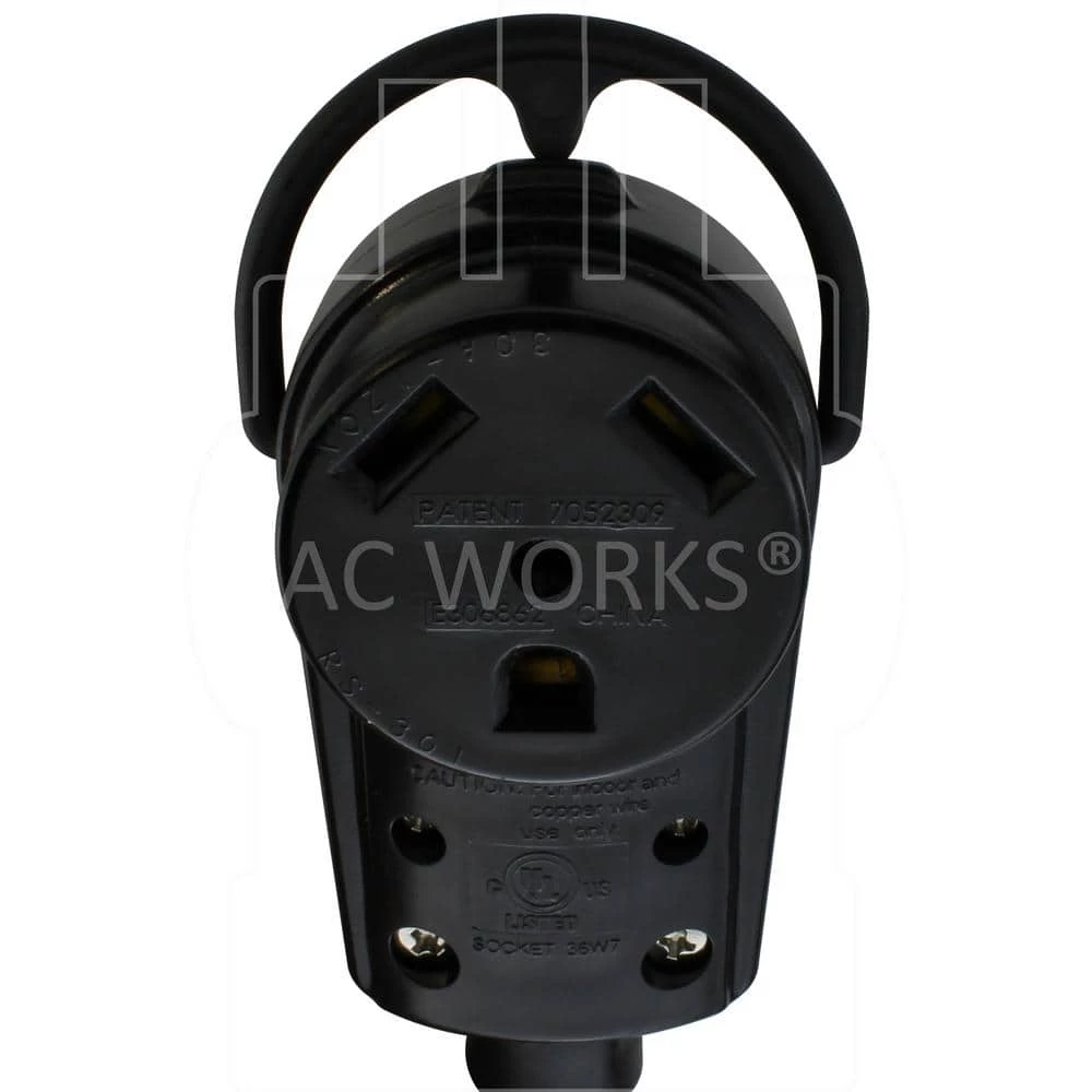1 ft. 30 Amp 125-Volt NEMA TT-30 RV Outlet Extender by AC WORKS 6 1 ft. 30 Amp 125-Volt NEMA TT-30 RV Outlet Extender by AC WORKS - Image 4
