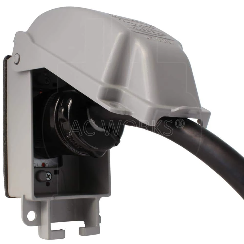 1 ft. 30 Amp 125-Volt NEMA TT-30 RV Outlet Extender by AC WORKS 8 1 ft. 30 Amp 125-Volt NEMA TT-30 RV Outlet Extender by AC WORKS - Image 6