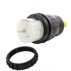 1.5 ft. Temp Power L5-30P 30 Amp 3-Prong Generator Locking Plug to CS6364 50 Amp Connector by AC WORKS -AC WORKS Shop ac works extension cord accessories tel530 018 1f 1000