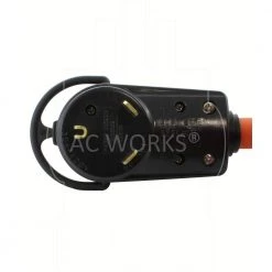 1.5 ft. 30 Amp RV Travel Trailer TT-30P Plug to 15/20 Amp T-Blade with 20 Amp Breaker by AC WORKS -AC WORKS Shop ac works extension cord accessories ttcb520 4f 1000