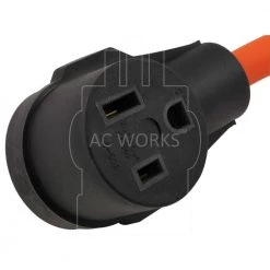AC Connectors 1.5 ft. L14-20P 20 Amp 4-Prong Generator Locking Plug to 6-50 Welder Adapter by AC WORKS -AC WORKS Shop ac works extension cord accessories wdl1420650 018 1f 1000