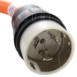 1.5 ft. 50 Amp 125/250-Volt SS2-50P/CS6365 Locking Plug to 6-50R Welder Adapter Cord by AC WORKS 9 1.5 ft. 50 Amp 125/250-Volt SS2-50P/CS6365 Locking Plug to 6-50R Welder Adapter Cord by AC WORKS -AC WORKS Shop ac works extension cord accessories wdss2650 018 4f 1000