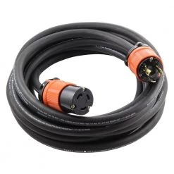 25 ft. Soow 10/3 3-Prong Nema L5-30 125-Volt 30 Amp Generator Rubber Extension Cord by AC WORKS