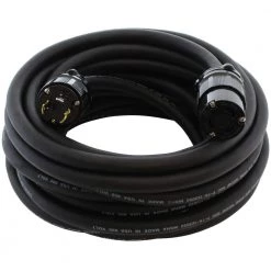 75 ft. Soow 8-Gauge Nema L5-30 125-Volt 30 Amp Super-Duty Outdoor Rubber Extension Cord by AC WORKS