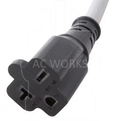 1 ft. 12/3 EVSE Upgrade EV Charging Adapter 15 Amp Household Plug to NEMA 6-20R Connector by AC WORKS 11 1 ft. 12/3 EVSE Upgrade EV Charging Adapter 15 Amp Household Plug to NEMA 6-20R Connector by AC WORKS -AC WORKS Shop ac works outlet adapters converters ev515620 012 1f 1000