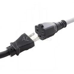 1 ft. 12/3 EVSE Upgrade EV Charging Adapter 15 Amp Household Plug to NEMA 6-20R Connector by AC WORKS 12 1 ft. 12/3 EVSE Upgrade EV Charging Adapter 15 Amp Household Plug to NEMA 6-20R Connector by AC WORKS -AC WORKS Shop ac works outlet adapters converters ev515620 012 44 1000