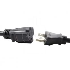 AC Connector 1 ft. 12 AWG 15 Amp to 20 Amp Plug Adapter Cord NEMA 5-15P to 5-15/20R (20 Amp T-Blade) by AC WORKS 12 AC Connector 1 ft. 12 AWG 15 Amp to 20 Amp Plug Adapter Cord NEMA 5-15P to 5-15/20R (20 Amp T-Blade) by AC WORKS -AC WORKS Shop ac works outlet adapters converters s515520 012 44 1000