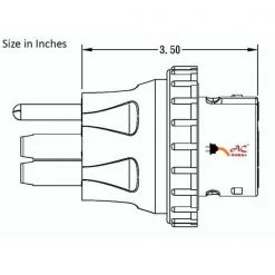 AC Connectors NEMA 14-50P 4-Prong 50 Amp RV/Generator Plug to RV/Marine 50 Amp Detachable Inlet Adapter by AC WORKS 12 AC Connectors NEMA 14-50P 4-Prong 50 Amp RV/Generator Plug to RV/Marine 50 Amp Detachable Inlet Adapter by AC WORKS -AC WORKS Shop ac works power inlets ad1450ss2 44 1000