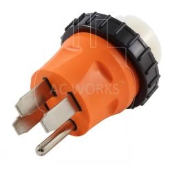 AC Connectors NEMA 14-50P 4-Prong 50 Amp RV/Generator Plug to RV/Marine 50 Amp Detachable Inlet Adapter by AC WORKS 10 AC Connectors NEMA 14-50P 4-Prong 50 Amp RV/Generator Plug to RV/Marine 50 Amp Detachable Inlet Adapter by AC WORKS -AC WORKS Shop ac works power inlets ad1450ss2 4f 1000