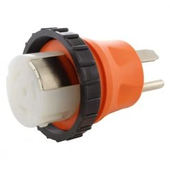 AC Connectors NEMA 14-50P 4-Prong 50 Amp RV/Generator Plug to RV/Marine 50 Amp Detachable Inlet Adapter by AC WORKS