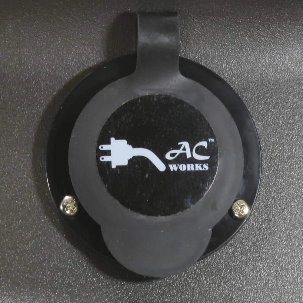 30-Amp Locking 4-Prong 125/250-Volt NEMA L14-30P Flanged Power Input Inlet With Weather Cover by AC WORKS 8 30-Amp Locking 4-Prong 125/250-Volt NEMA L14-30P Flanged Power Input Inlet With Weather Cover by AC WORKS - Image 6