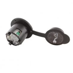 30 Amp Locking 3-Prong 250-Volt NEMA L6-30P Flanged Power Input Inlet with Weather Cover by AC WORKS -AC WORKS Shop ac works power inlets asinl630pfc 4f 1000