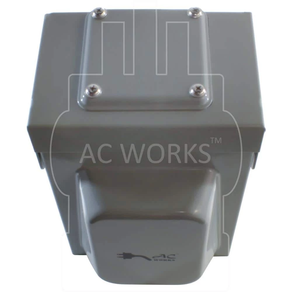 30 Amp 125-Volt Locking 3-Prong L5-30 Heavy-Duty Generator Transfer Switch Inlet Box by AC WORKS 7 30 Amp 125-Volt Locking 3-Prong L5-30 Heavy-Duty Generator Transfer Switch Inlet Box by AC WORKS - Image 5