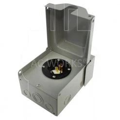 50 Amp 125-Volt/250-Volt Power Input Inlet Assembly by AC WORKS -AC WORKS Shop ac works power inlets cs6375 d 1f 1000