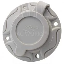 1.5 ft. 12/3 15 Amp 125-Volt NEMA 5-15P Flanged Power Input Inlet Extension Cord with Cover by AC WORKS -AC WORKS Shop ac works power inlets in515520wt 44 1000