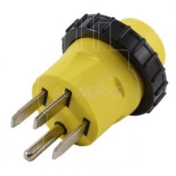 AC Connectors RV/Marine Generator Adapter 50 Amp 4-Prong RV/Generator Plug to 30 Amp RV/Marine Inlet by AC WORKS -AC WORKS Shop ac works power inlets rv1450m30 4f 1000